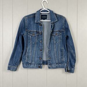 Lucky Brand The Tomboy Trucker Denim Jacket Women’s M Medium Wash Classic